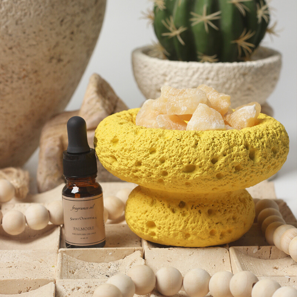 Yellow Moon Diffuser & Sweet Osmanthus Fragrance Oil