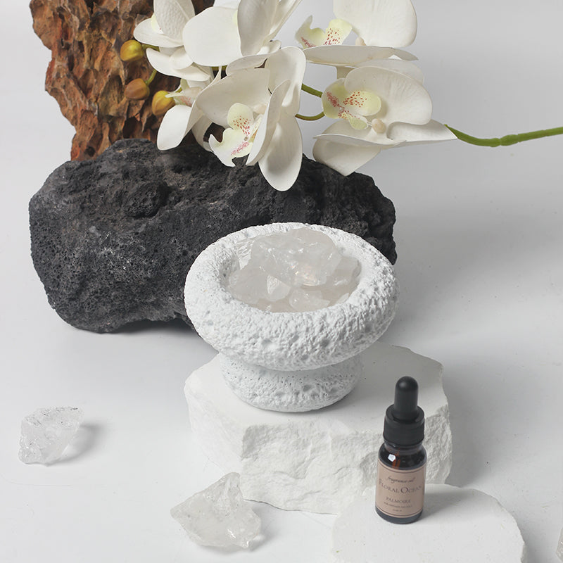 White Moon Diffuser & Floral Ocean Fragrance Oil