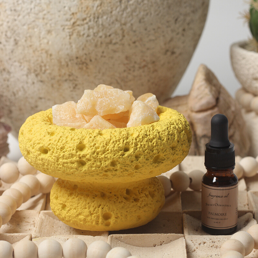 Yellow Moon Diffuser & Sweet Osmanthus Fragrance Oil