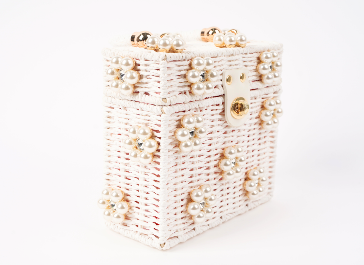 Here Comes the Bride Floral Purse