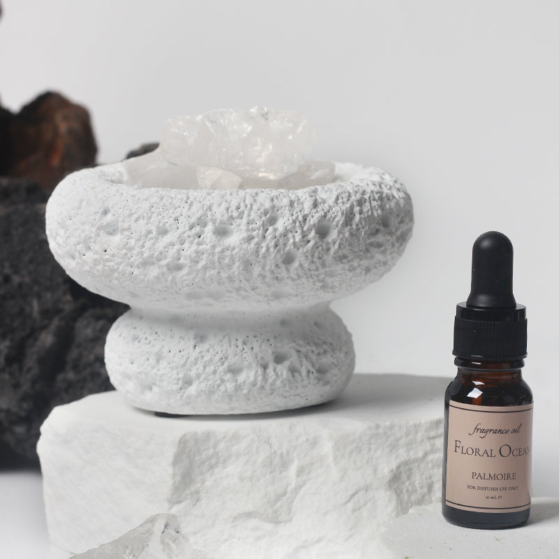 White Moon Diffuser & Floral Ocean Fragrance Oil