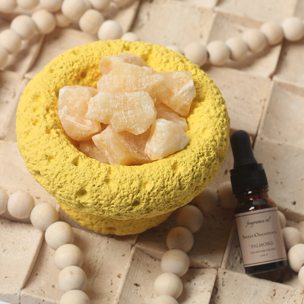 Yellow Moon Diffuser & Sweet Osmanthus Fragrance Oil