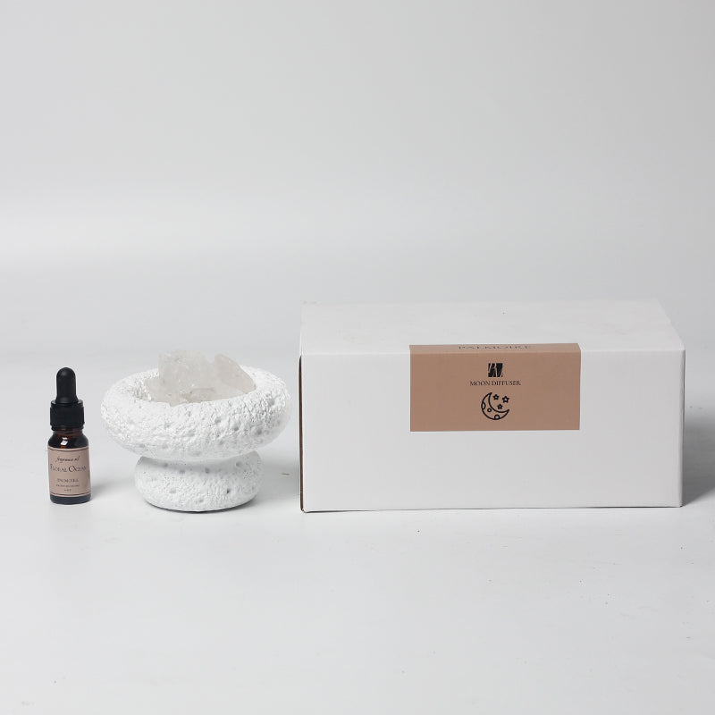 White Moon Diffuser & Floral Ocean Fragrance Oil