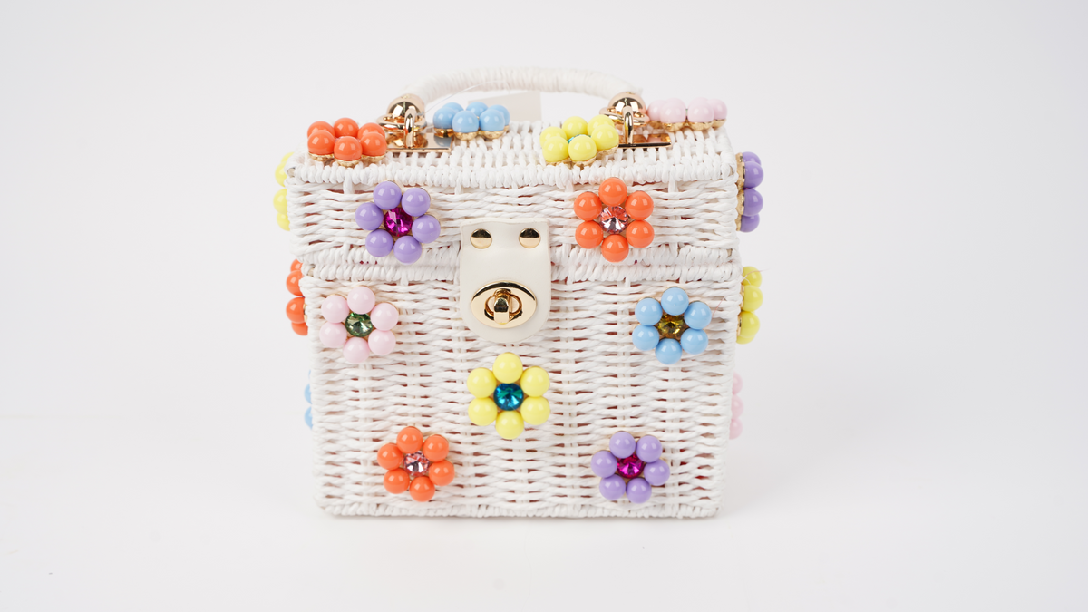 Candy Daisy Top-Handle Purse