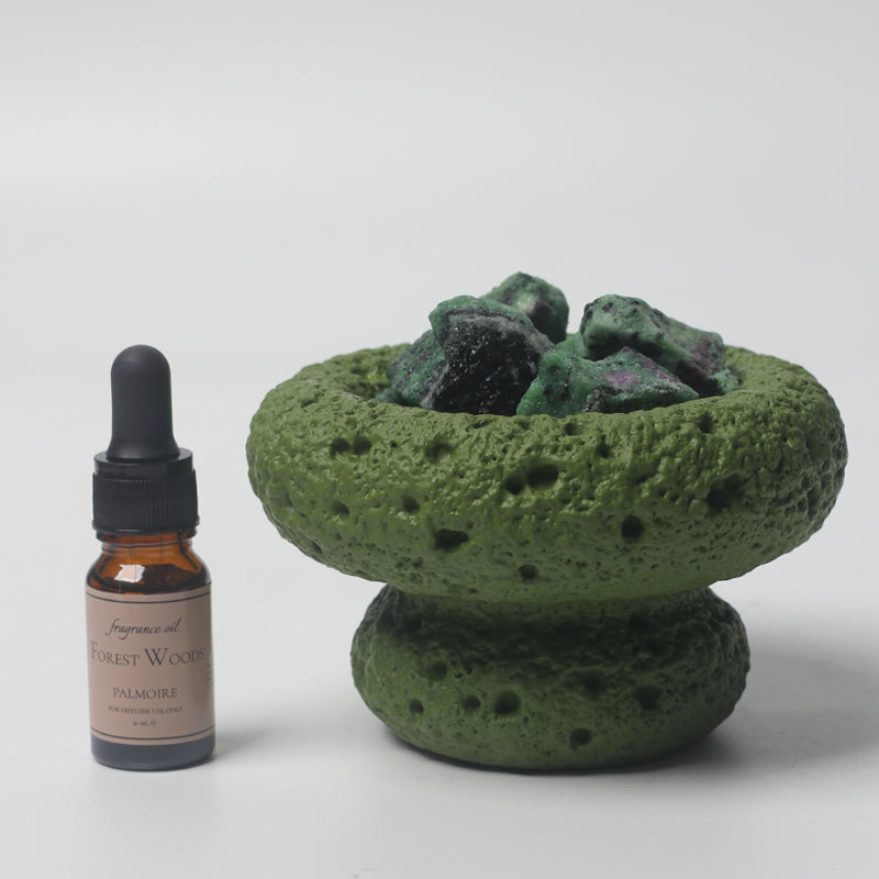Green Moon Diffuser & Forest Woods Fragrance Oil