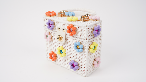 Candy Daisy Top-Handle Purse