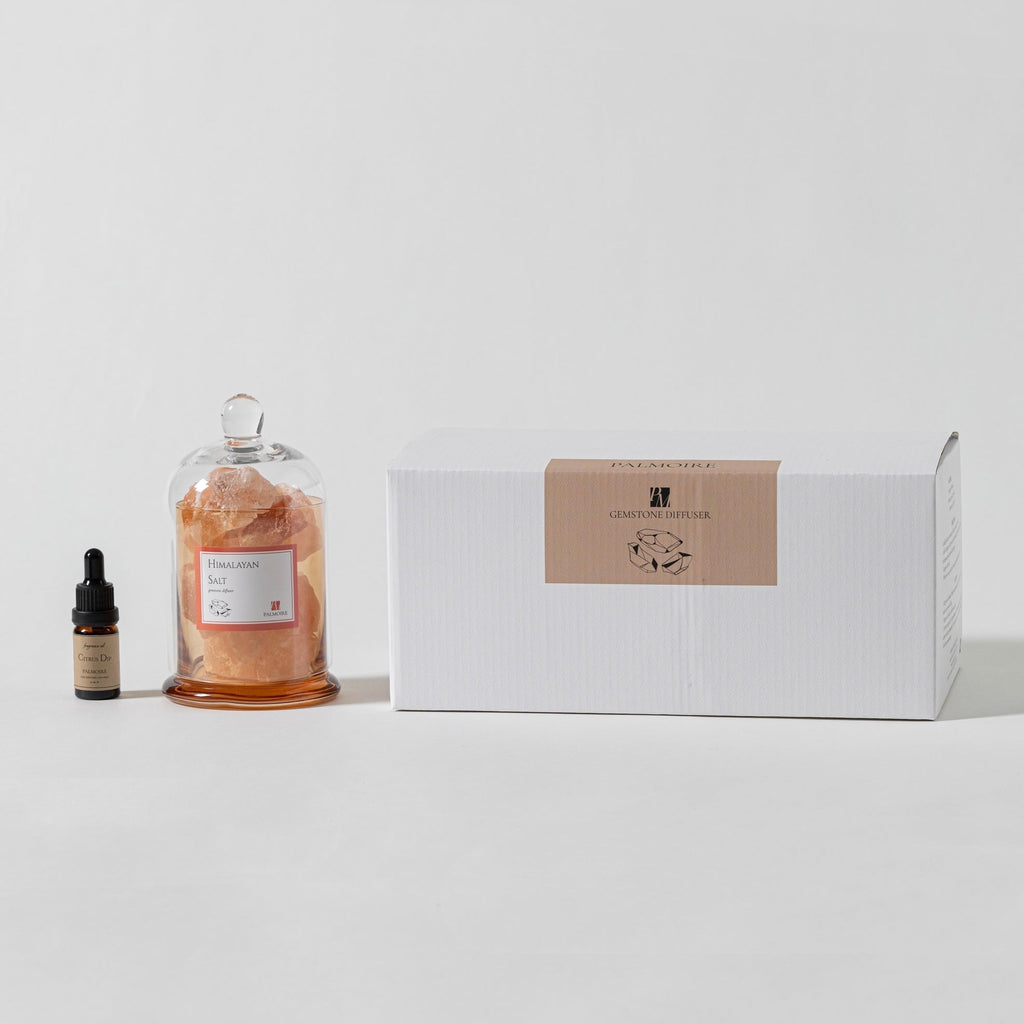 Himalayan Salt Gemstone Diffuser & Citrus Dip Fragrance Oil