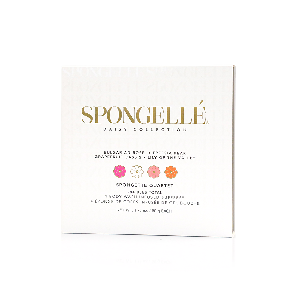 Spongette Travel Body Buffers | 4-Piece Gift Set 1