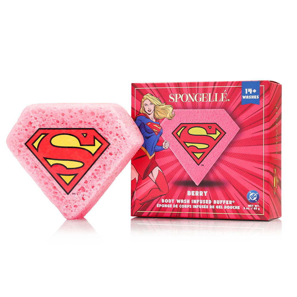 DC Superhero Body Wash Buffers | 4-Piece Set