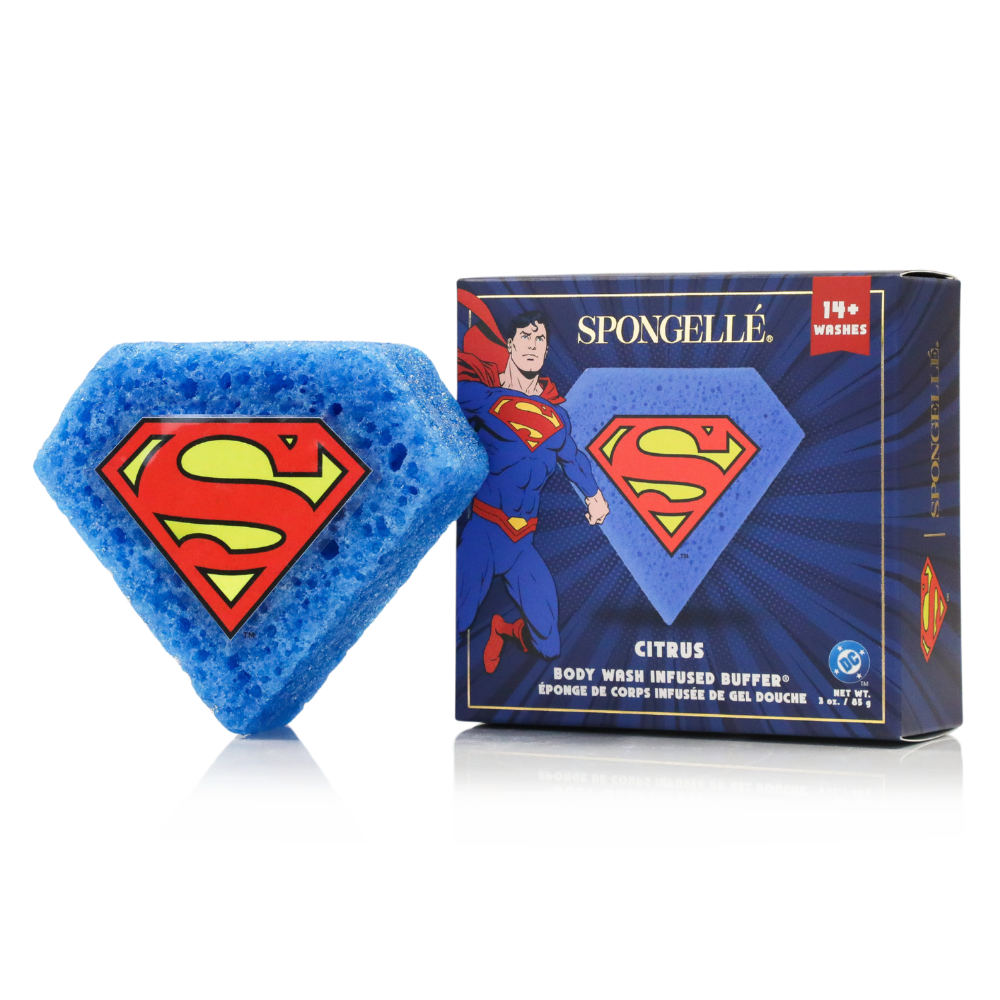 DC Superhero Body Wash Buffers | 4-Piece Set