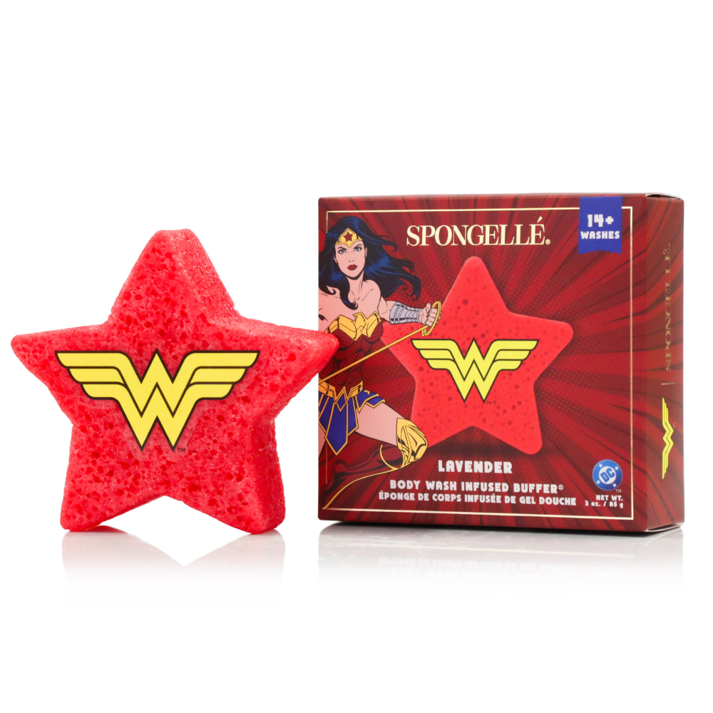 DC Superhero Body Wash Buffers | 4-Piece Set