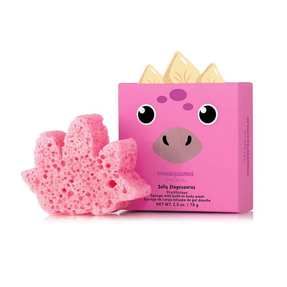 Spongeasaurus Dinosaur Body Wash Buffers | 3-Piece Set