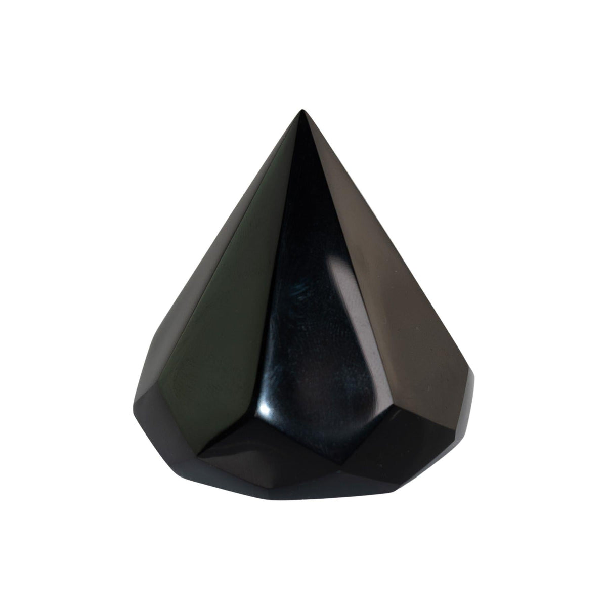 Faceted Black Obsidian Point | 2.15 inches