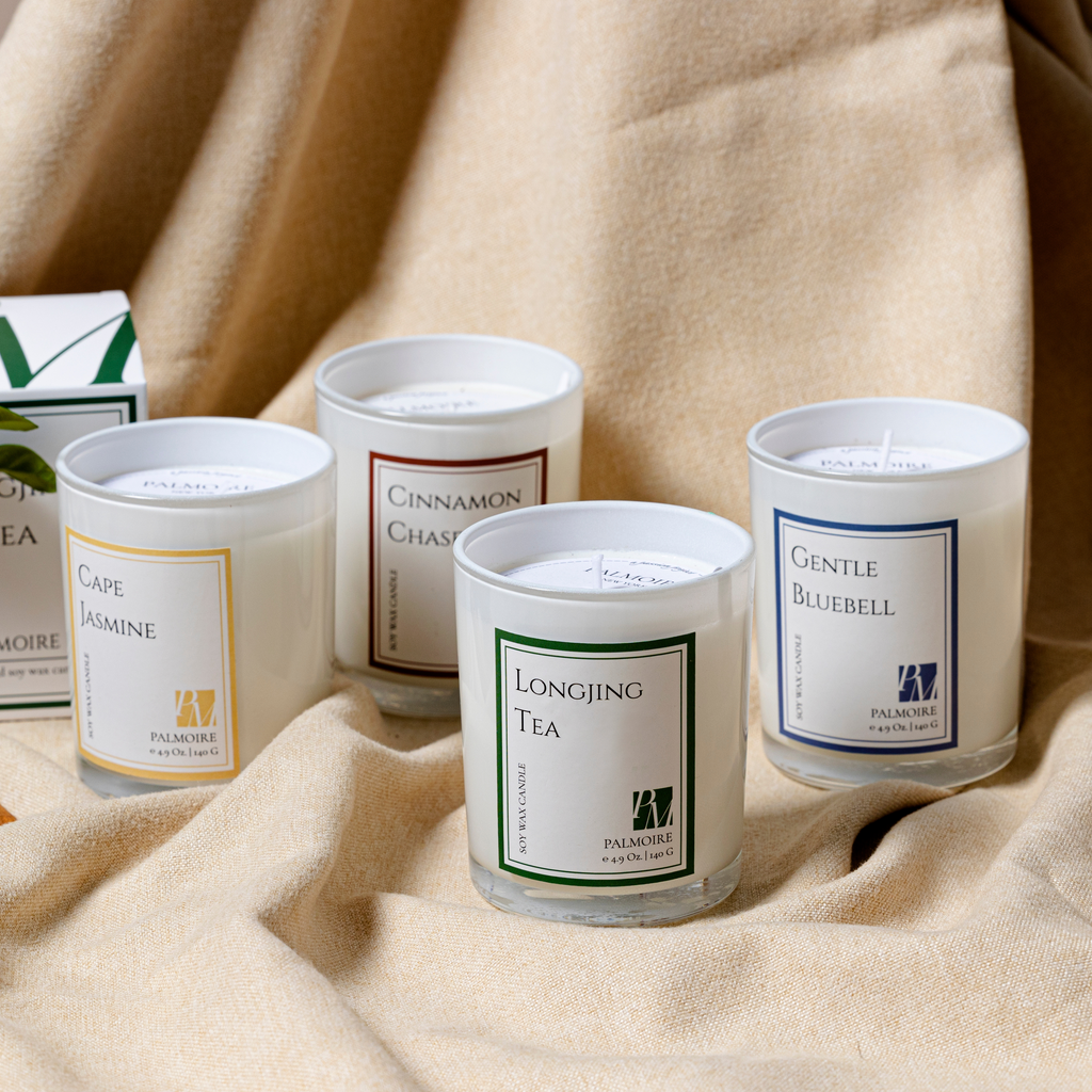 Minimal Candle Gift Set | 4 Scents