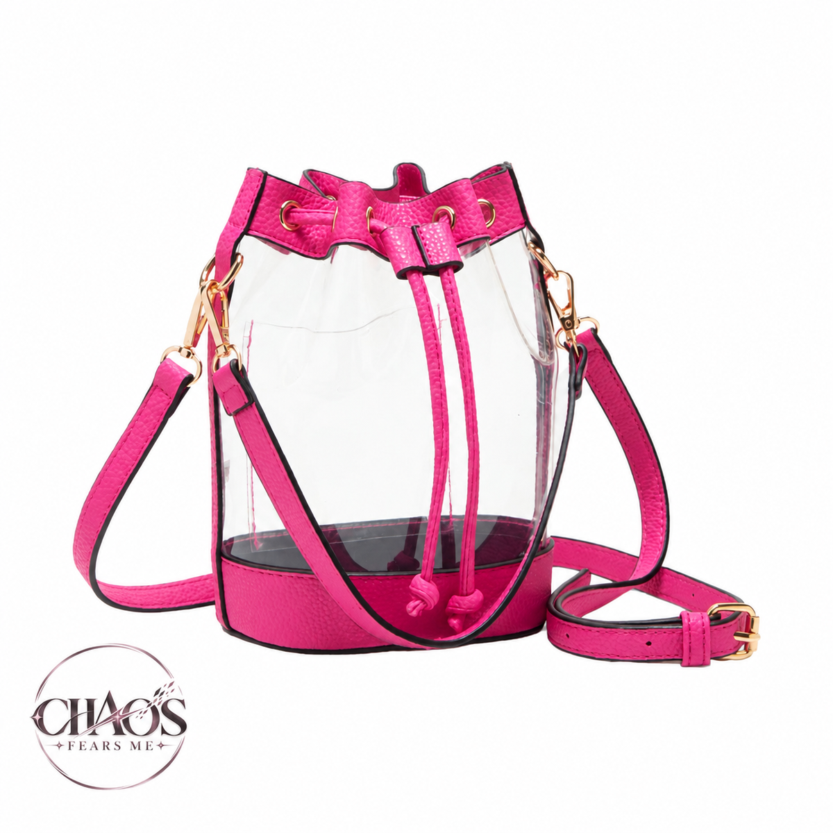 Grab & Go Transparent Bucket Bag