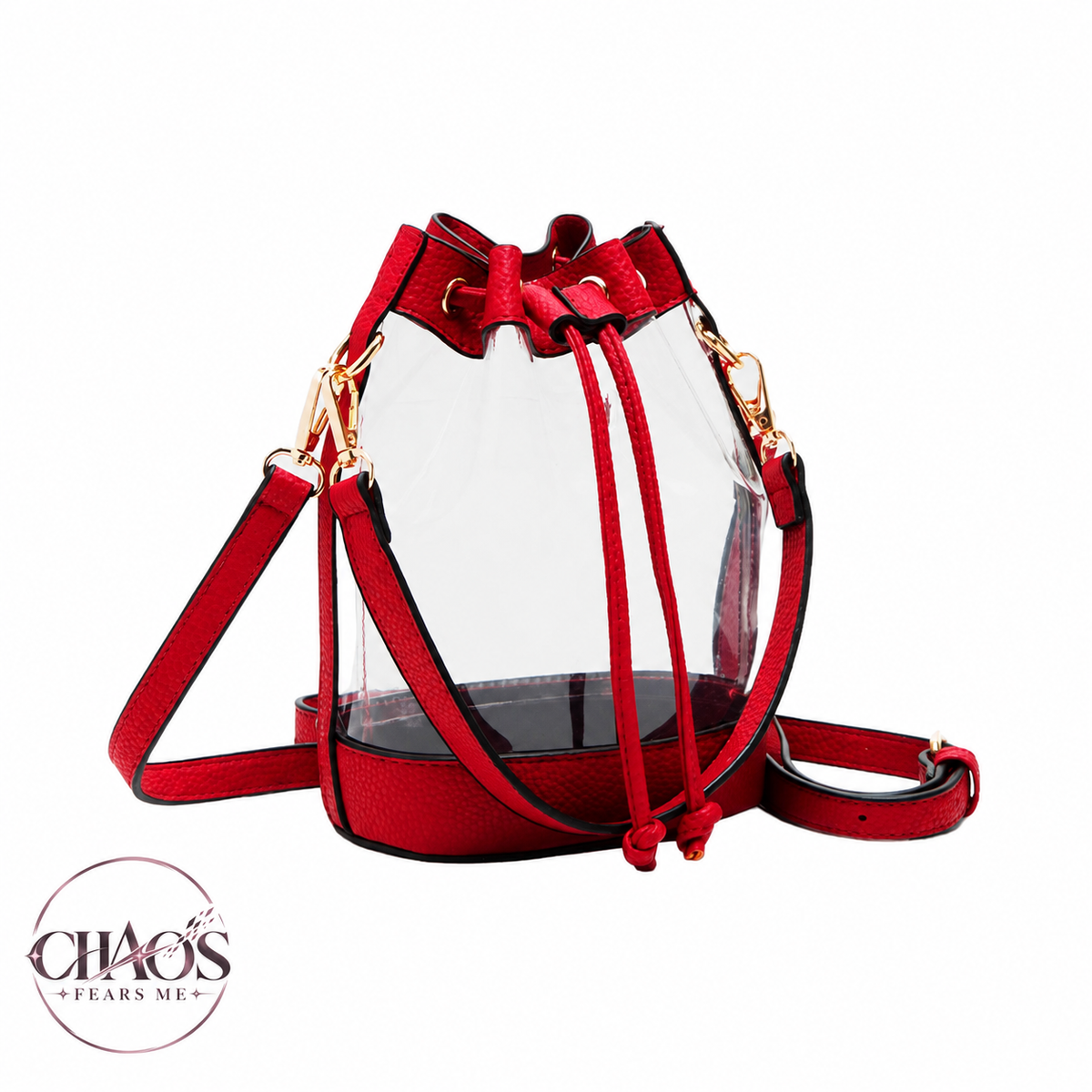 Grab & Go Transparent Bucket Bag