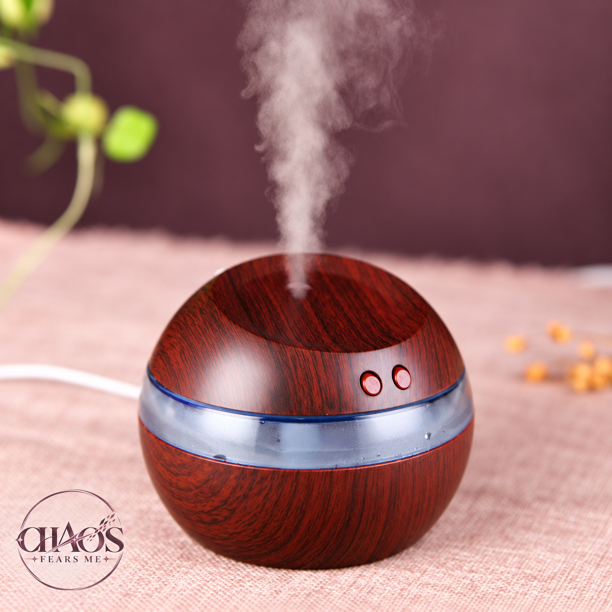 Woodgrain Reset Humidifier & Diffuser