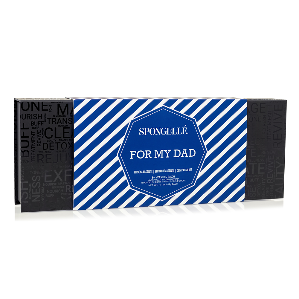 For My Dad Body Wash Buffer Gift Set | 3-Piece