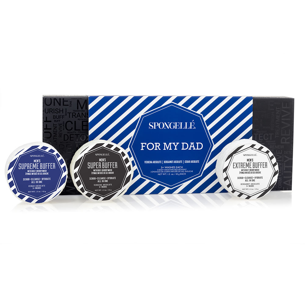 For My Dad Body Wash Buffer Gift Set | 3-Piece