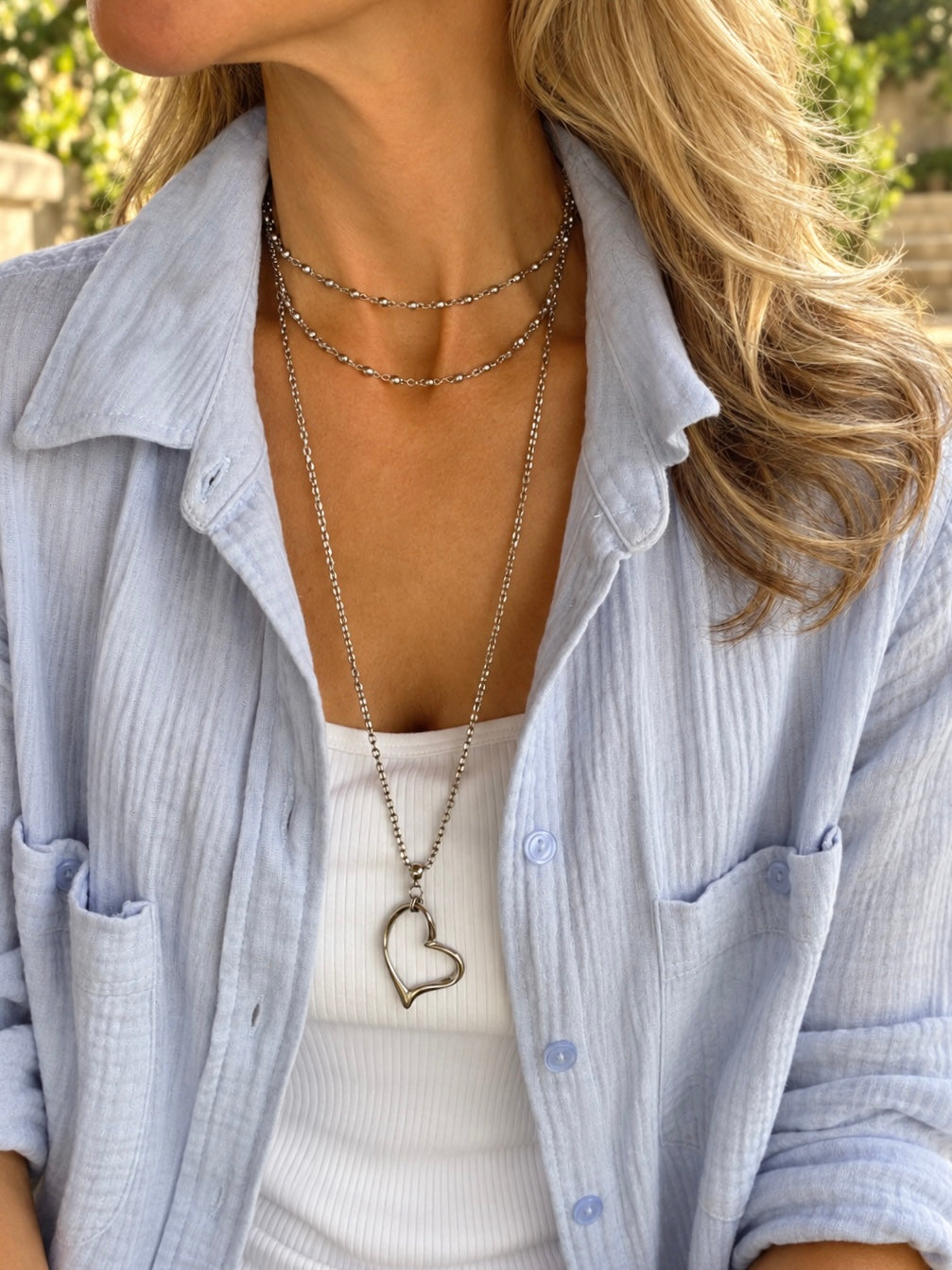 Whimsical Heart Pendant Necklace