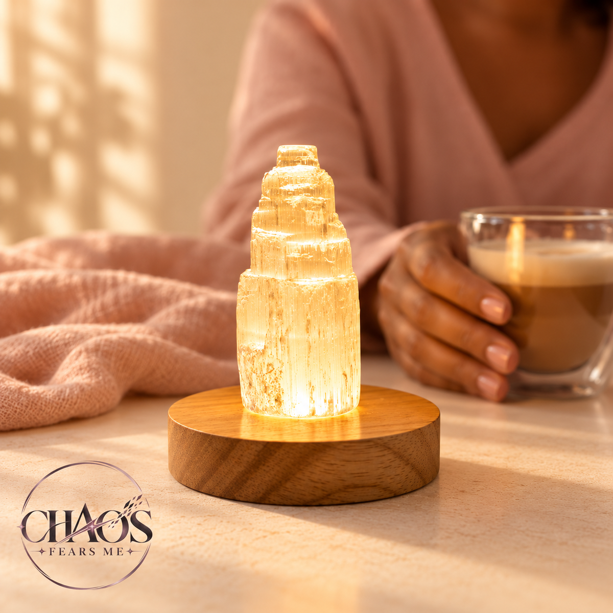 Selenite Glow Lamp