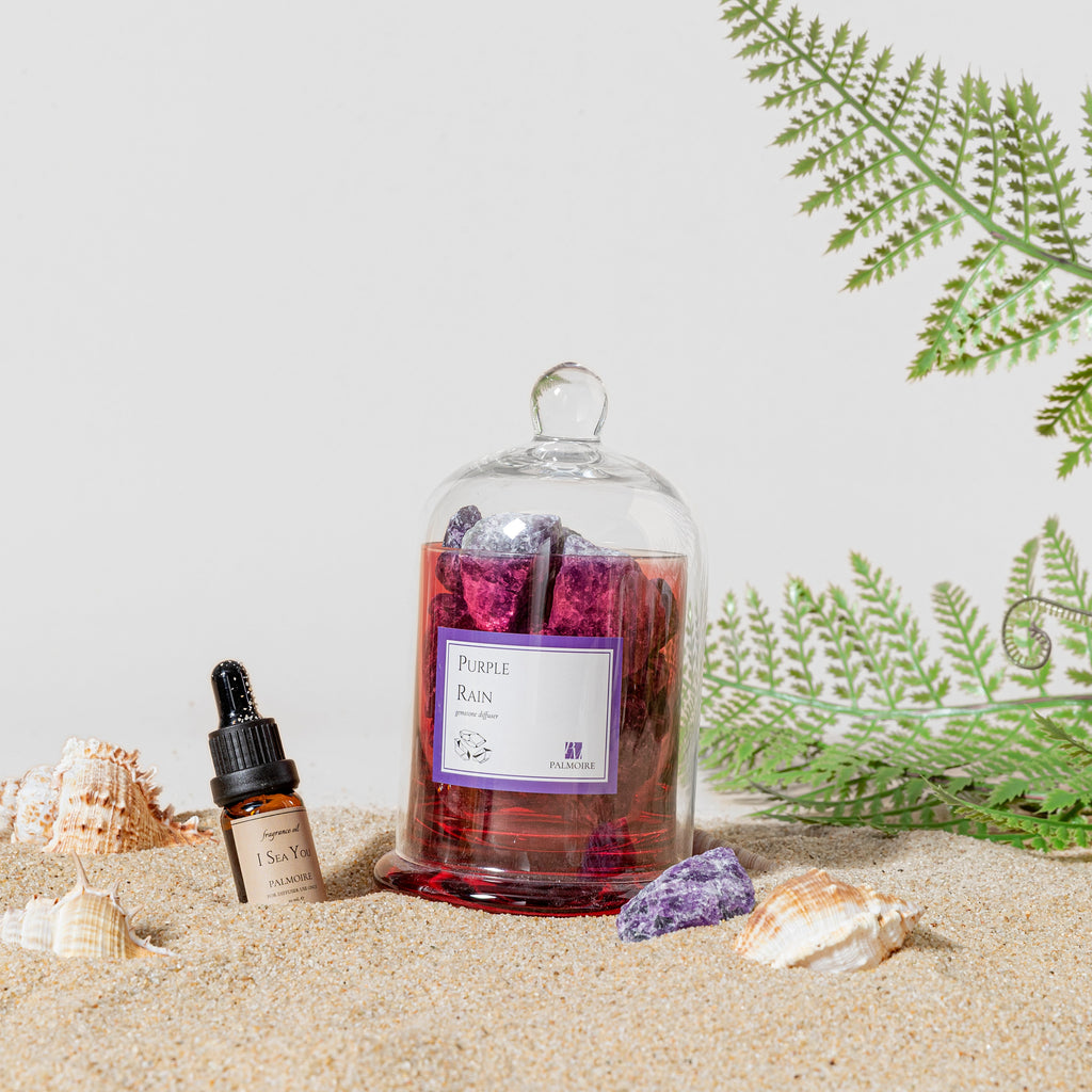 Purple Rain Gemstone Diffuser & I Sea You Fragrance Oil