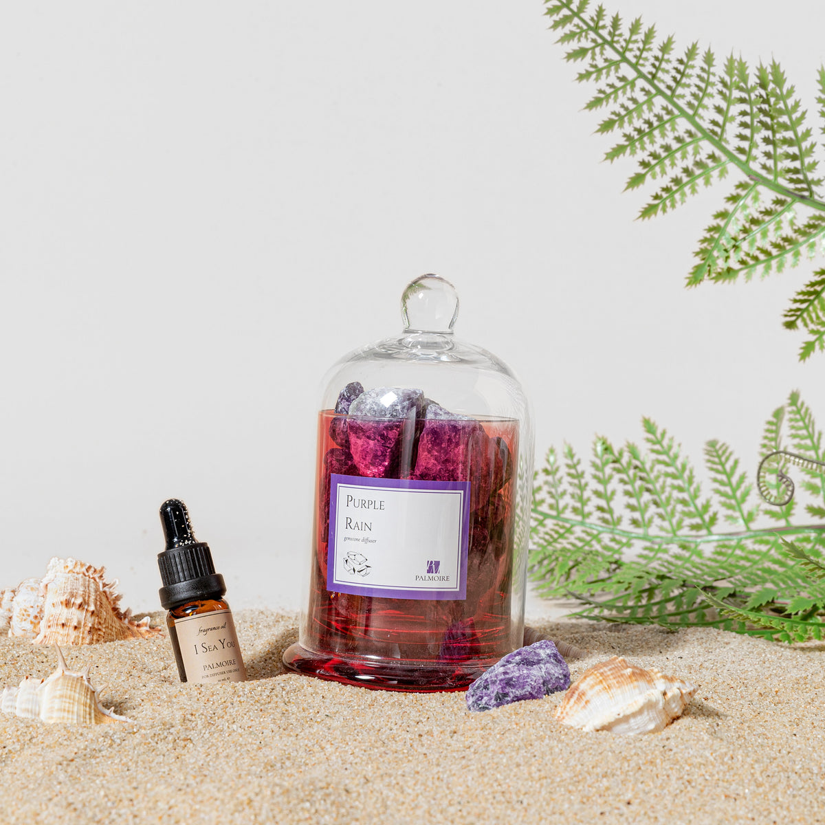 Purple Rain Gemstone Diffuser & I Sea You Fragrance Oil