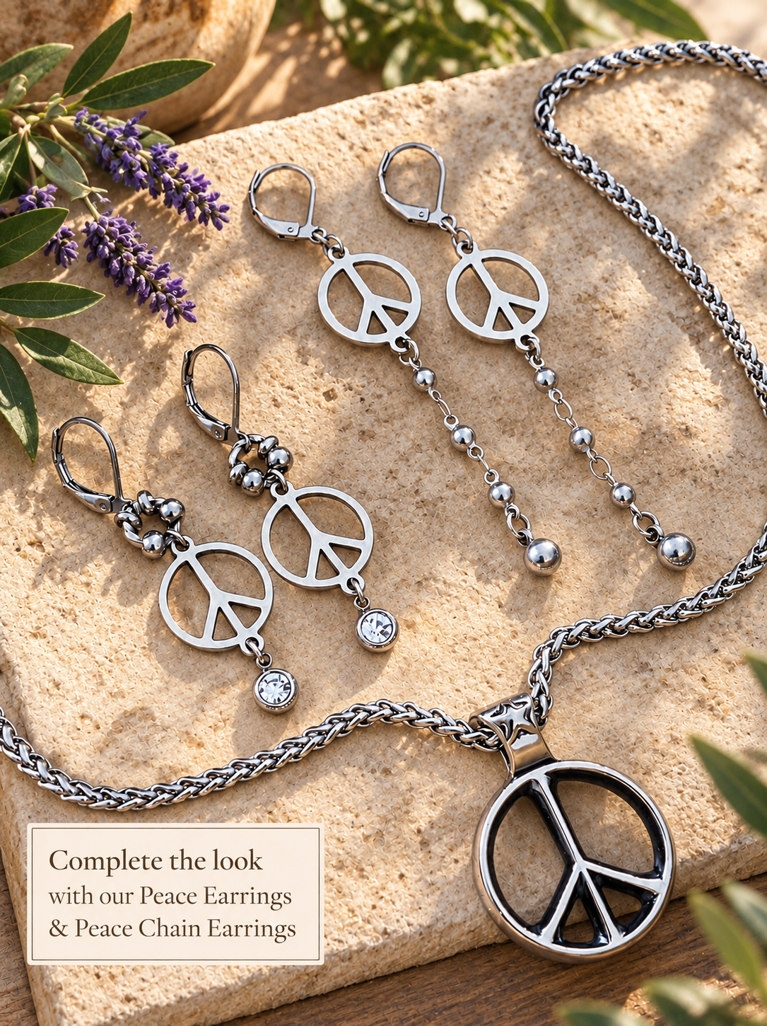 Classic Peace Sign Necklace