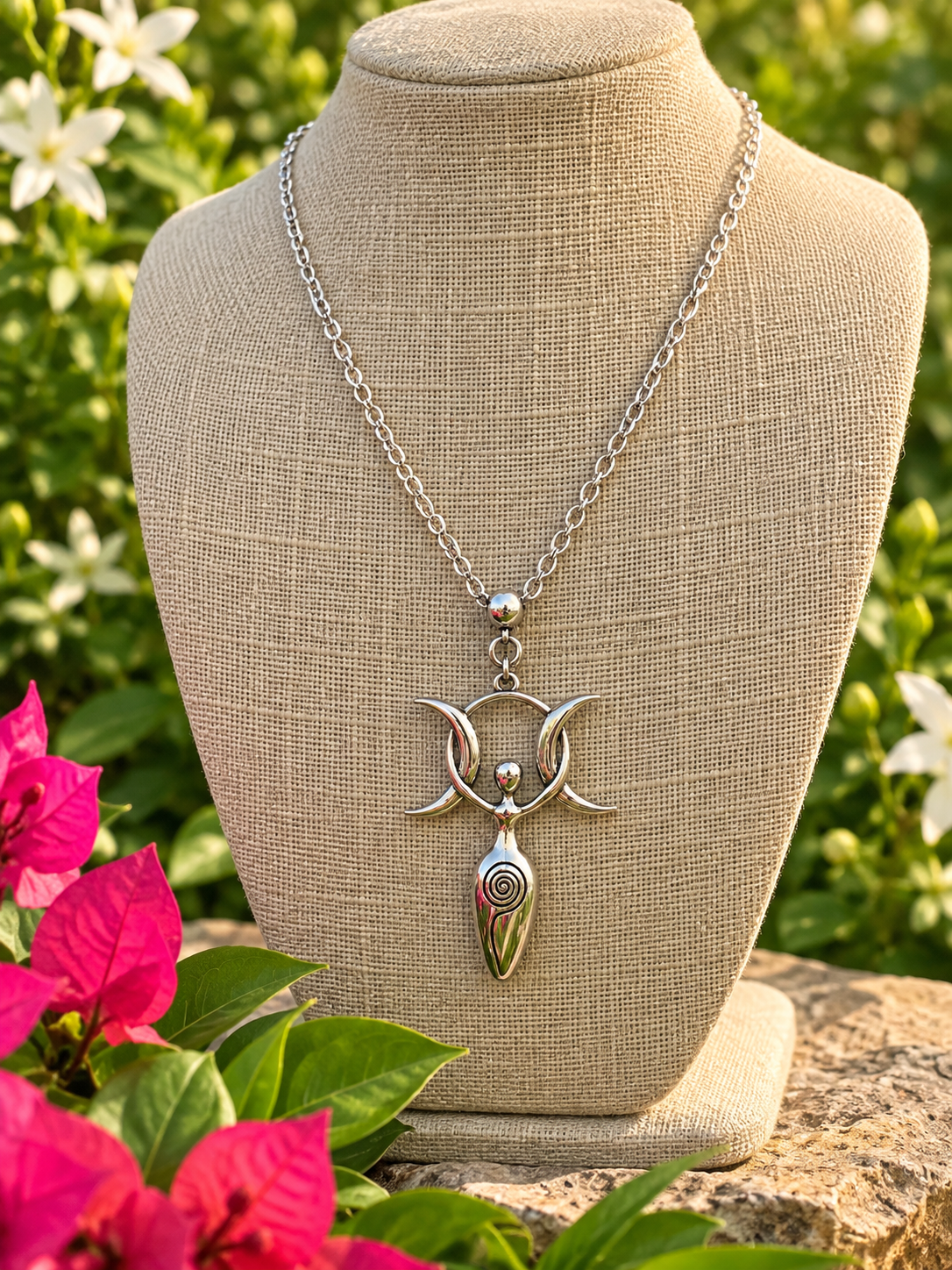 Moon Goddess Pendant Necklace