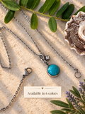Stone Charm Pendant Necklace