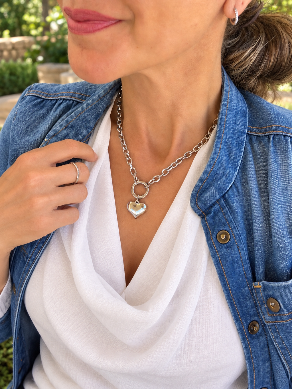 Sofia Heart Pendant Necklace