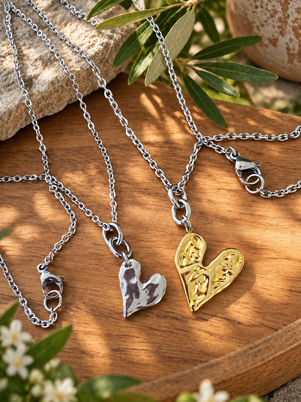 Rebel Heart Pendant Necklace