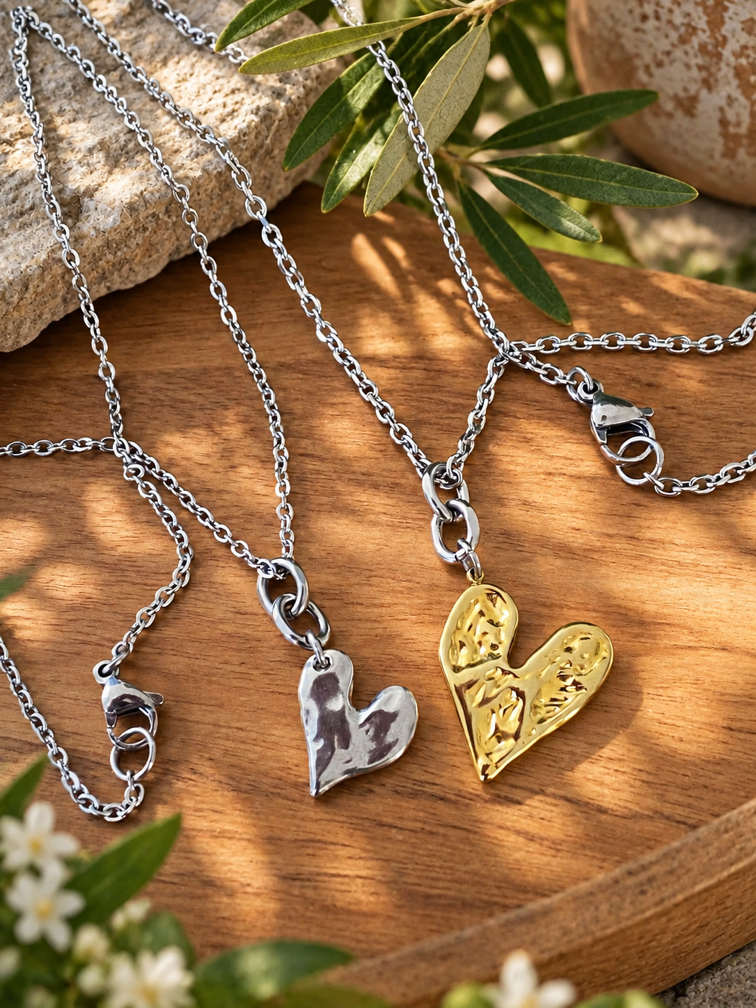 Rebel Heart Pendant Necklace