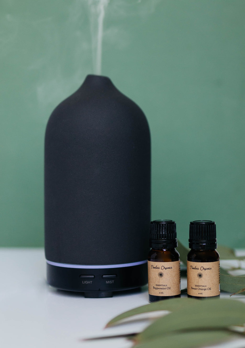 Ceramic Ultrasonic Essential Oil Diffuser with LED Lights