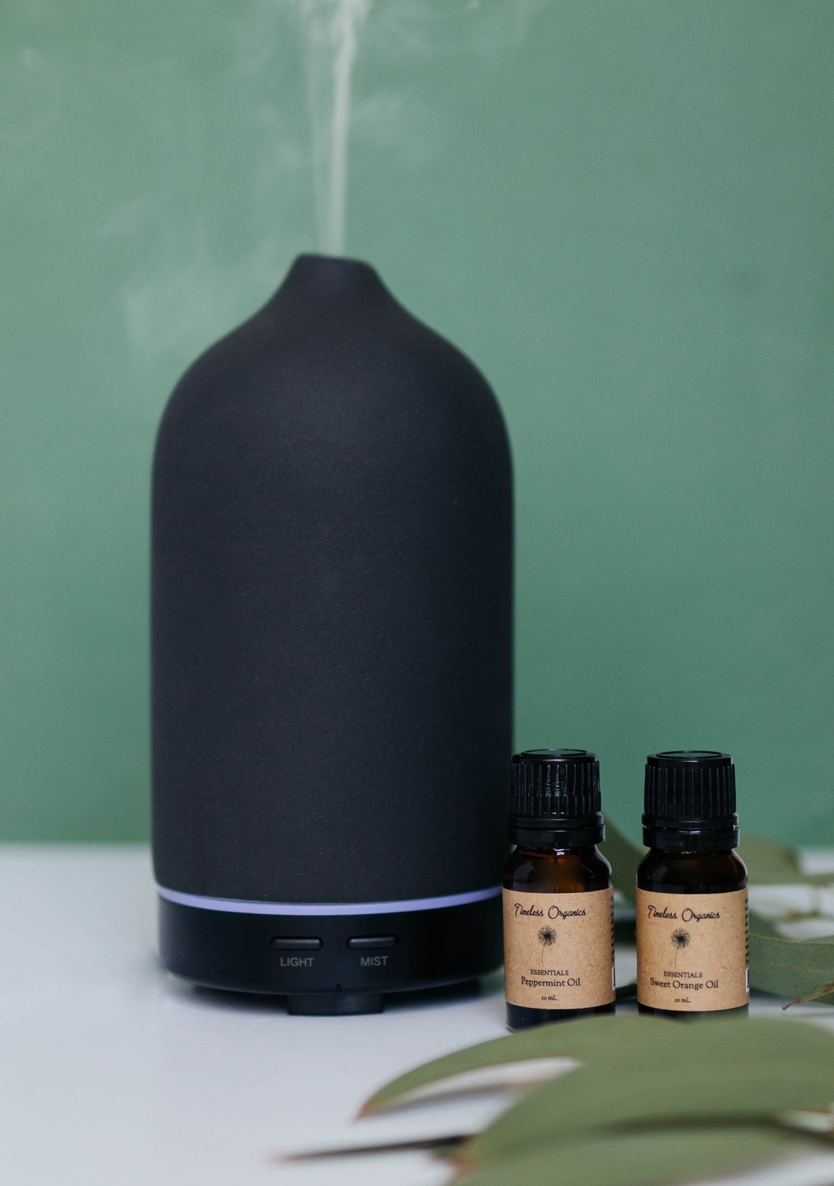 Ceramic Ultrasonic Essential Oil Diffuser with LED Lights