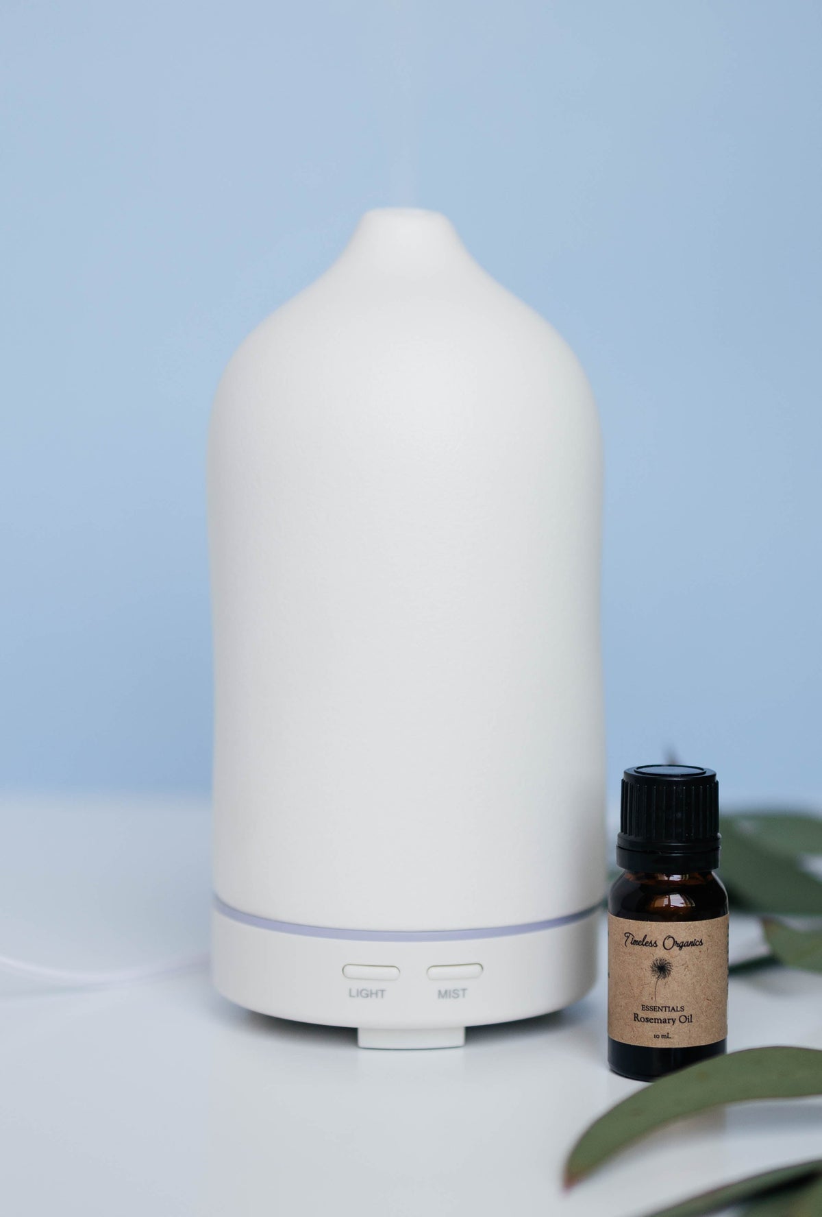 Ceramic Ultrasonic Essential Oil Diffuser with LED Lights