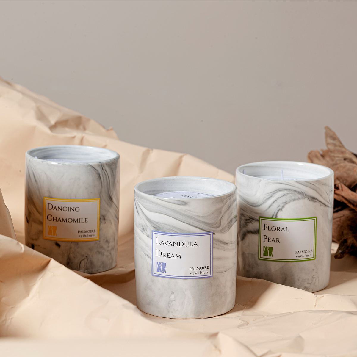 Ceramic Jar Candle Gift Set | 3 Scents