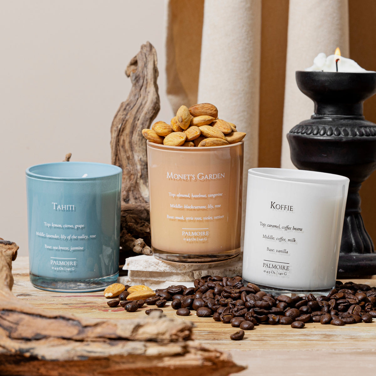 Classics Candle Gift Set | Tahiti, Monet’s Garden & Koffie