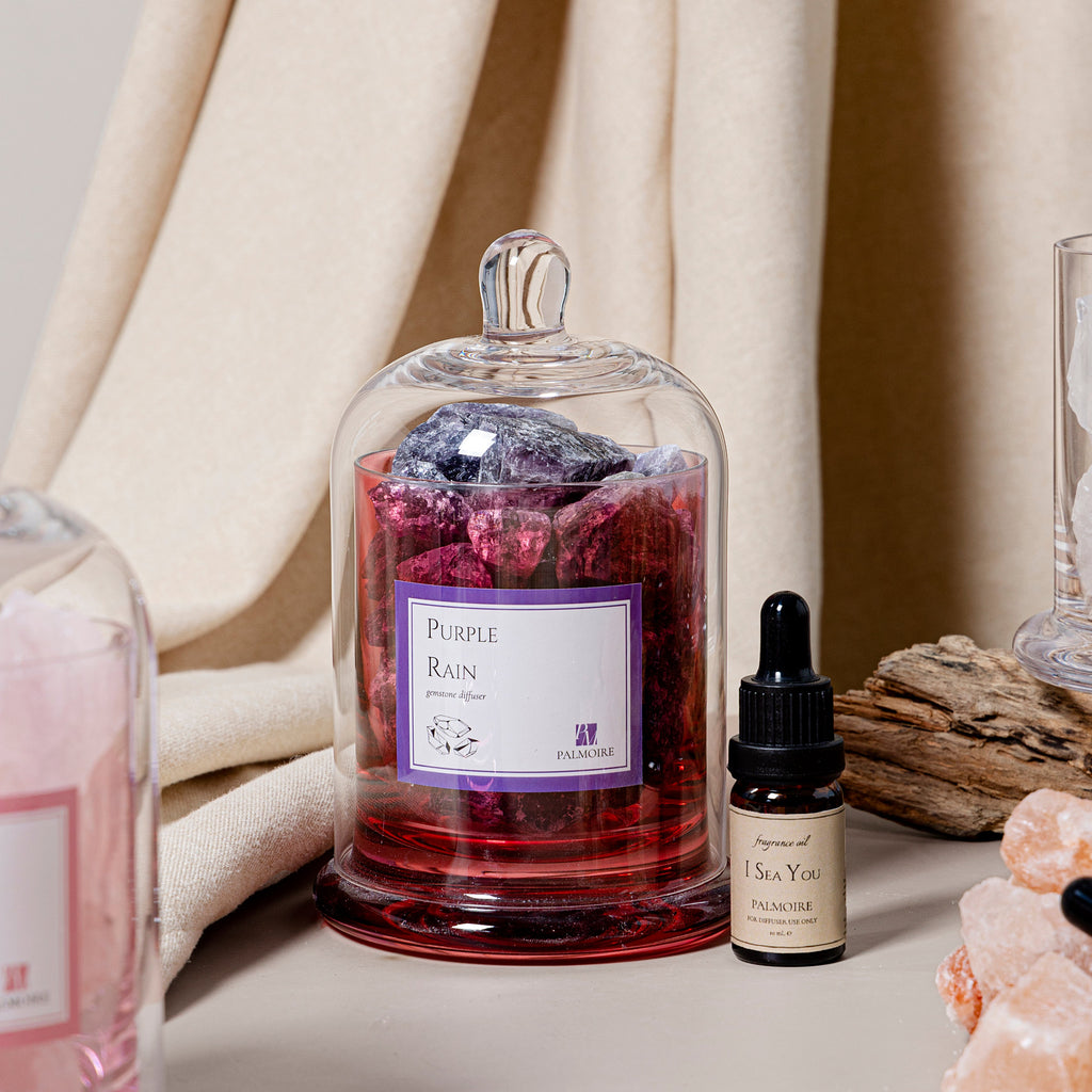 Purple Rain Gemstone Diffuser & I Sea You Fragrance Oil