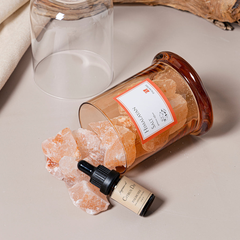 Himalayan Salt Gemstone Diffuser & Citrus Dip Fragrance Oil