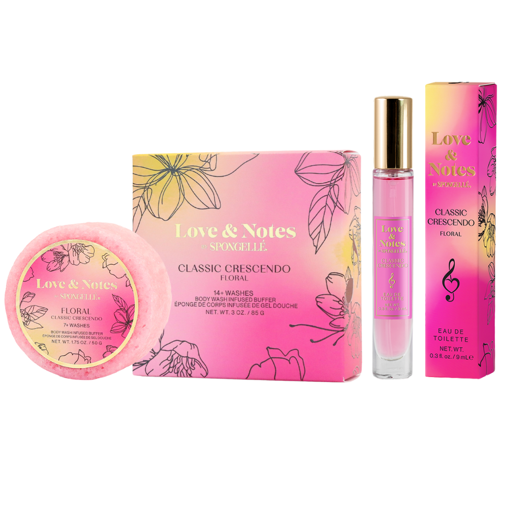 Classic Crescendo Body Buffer & Perfume Gift Set | 3-Piece