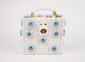 Sea Breeze Daisy Top-Handle Purse