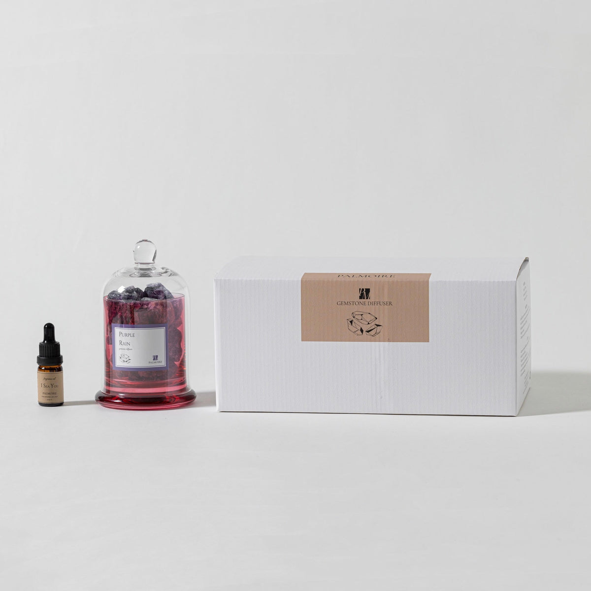 Purple Rain Gemstone Diffuser & I Sea You Fragrance Oil