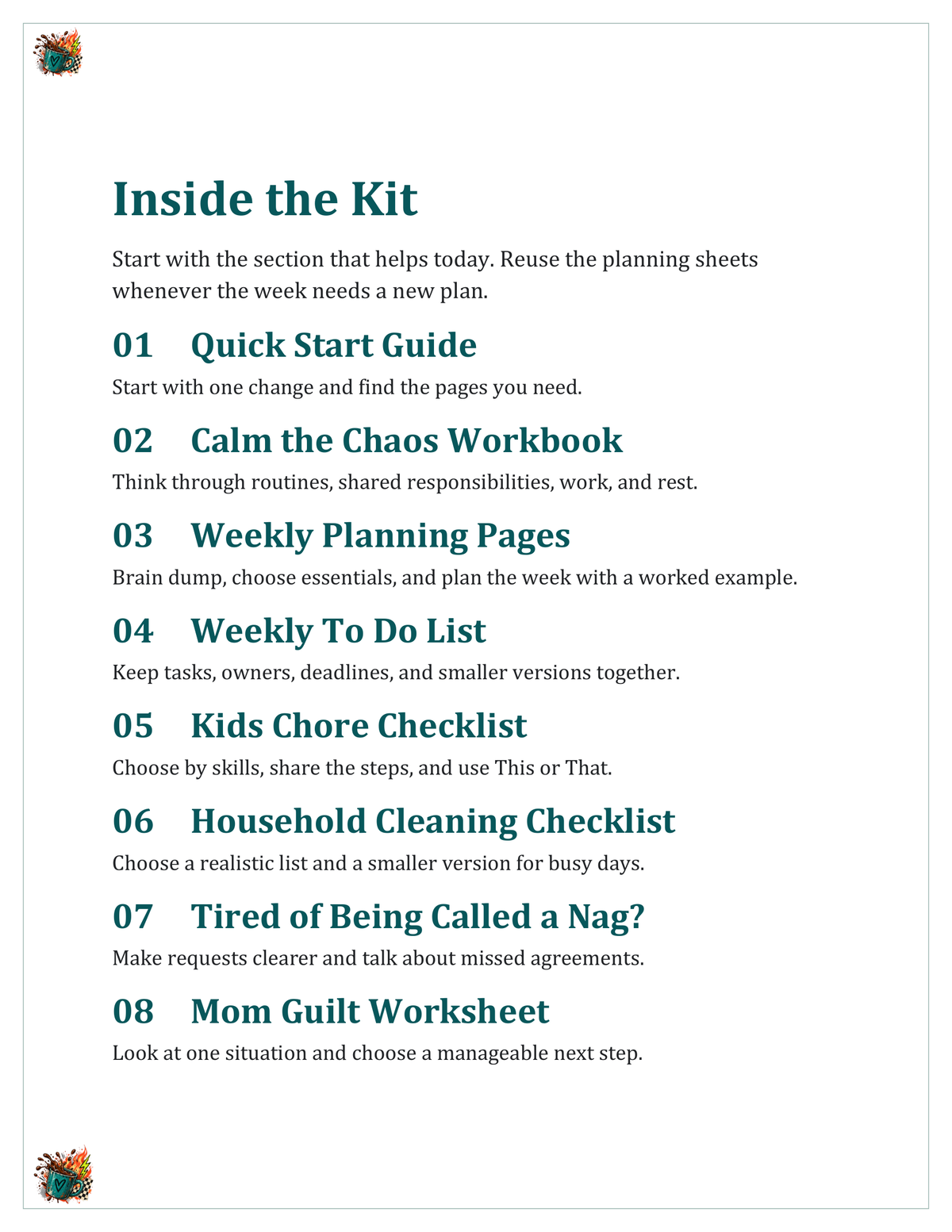 Calm the Chaos Kit | Feral Edition