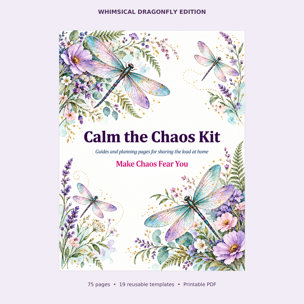 Calm the Chaos Kit | Whimsical Dragonfly Edition