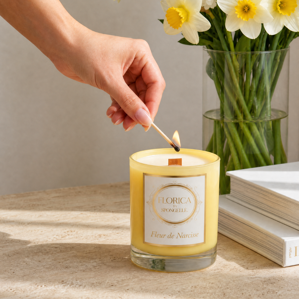 Fleur de Narcisse Wood-Wick Soy Candle | 8 oz
