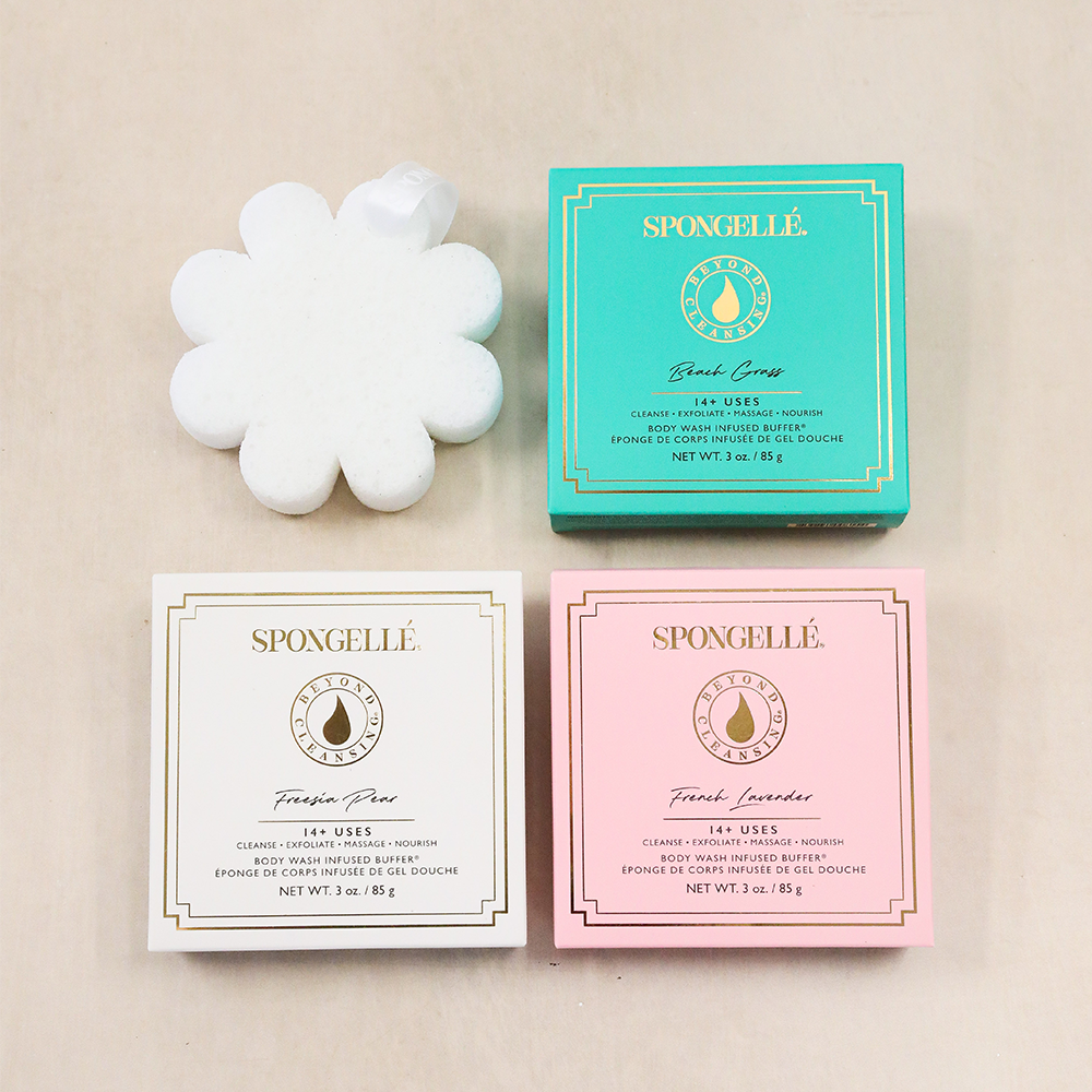 Fresh Body Wash Buffers | 3-Piece Boxed Set