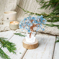 Guardian | Aquamarine & Clear Quartz Crystal Tree Lamp