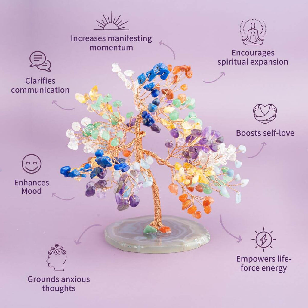 Limitless Possibilities | Seven-Stone Chakra Crystal Tree
