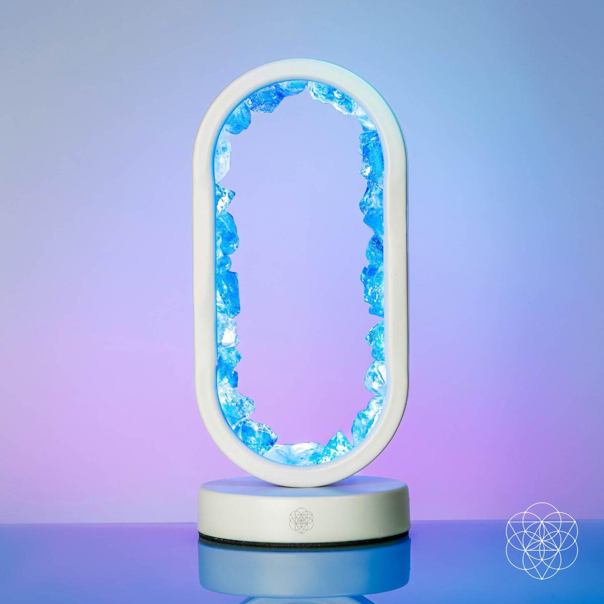 Manifest Success | Blue Aura Quartz Lamp with Remote
